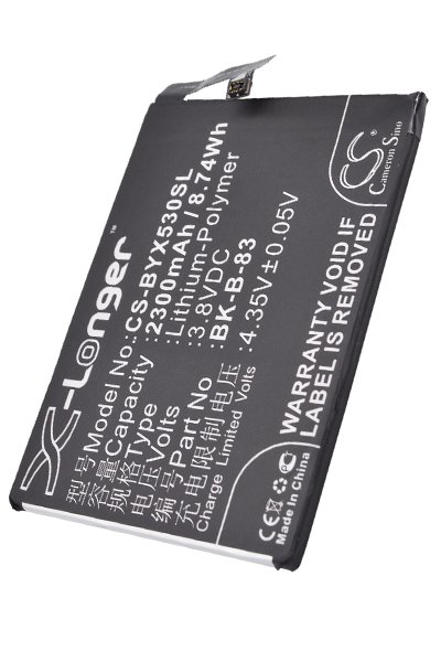 BTC-BYX530SL batería (2300 mAh 3.8 V)