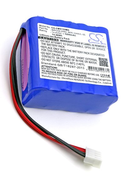 BTC-CMS120MD battery (5200 mAh 14.4 V, Blue)