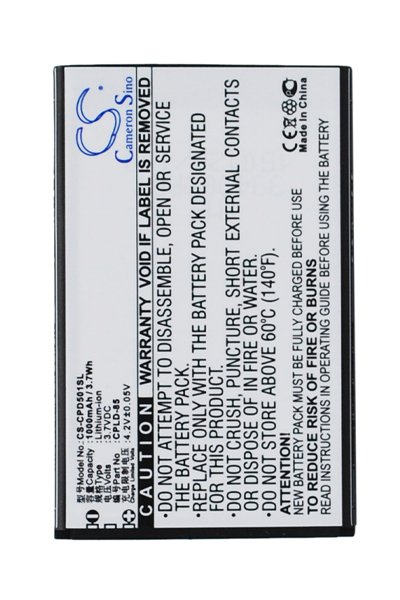 BTC-CPD501SL batteri (1000 mAh 3.7 V)