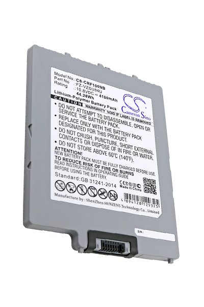 BTC-CRF100NB batteria (4100 mAh 10.8 V, Argento)