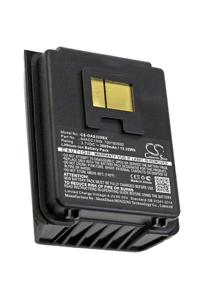 BTC-DAS329BX batería (3600 mAh 3.7 V, Negro)