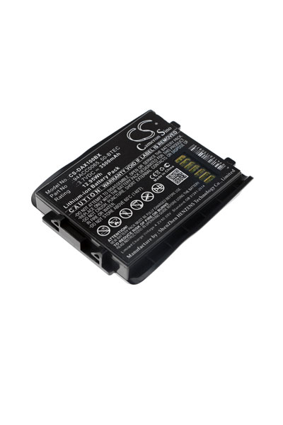BTC-DAX100BX battery (3600 mAh 3.7 V, Black)