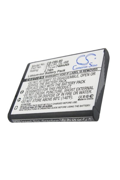 BTC-DBL80 batteri (740 mAh 3.7 V)