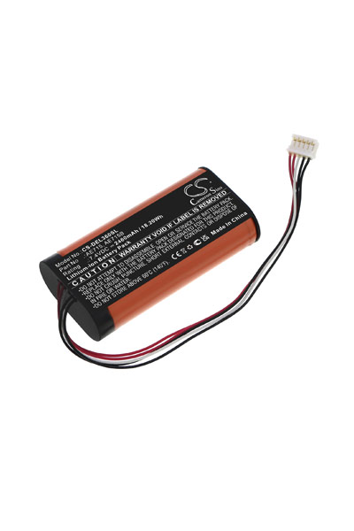BTC-DEL360SL batería (2600 mAh 7.4 V, Negro)