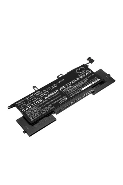 BTC-DEL726NB batterie (6400 mAh 11.4 V, Noir)