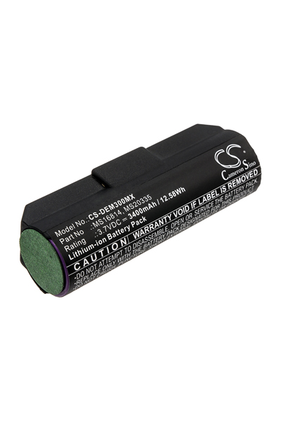 BTC-DEM300MX batería (3400 mAh 3.7 V, Negro)