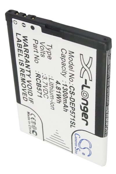 BTC-DEP571SL batteri (1300 mAh 3.7 V)