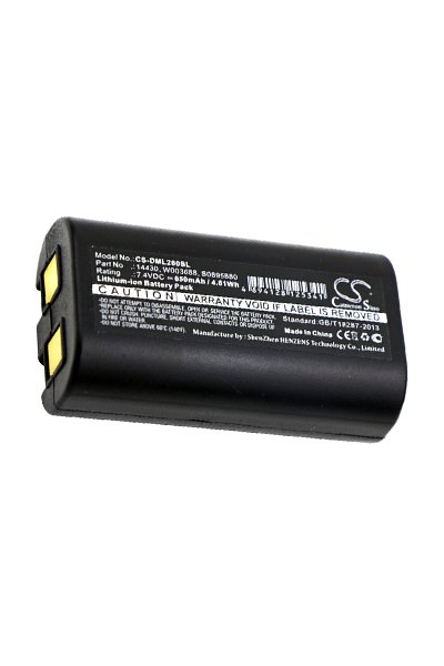 BTC-DML260SL battery (650 mAh 7.4 V, Black)