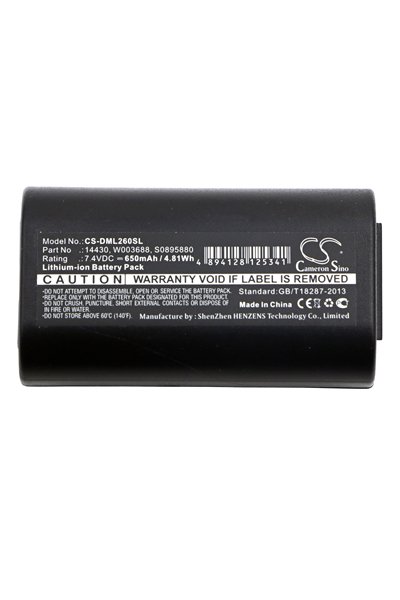 Krigsfanger midtergang Økonomi Batterie pour Dymo LabelManager PnP - 650 mAh 7.4 V batterie (Noir) -  BatteryUpgrade