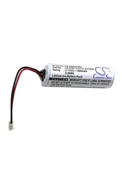 BTC-DQS650BL battery (800 mAh 3.7 V, White)