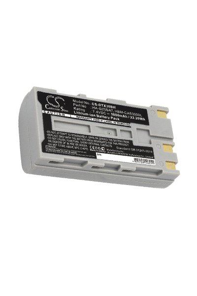 BTC-DTX30BH battery (3000 mAh 7.4 V, Gray)