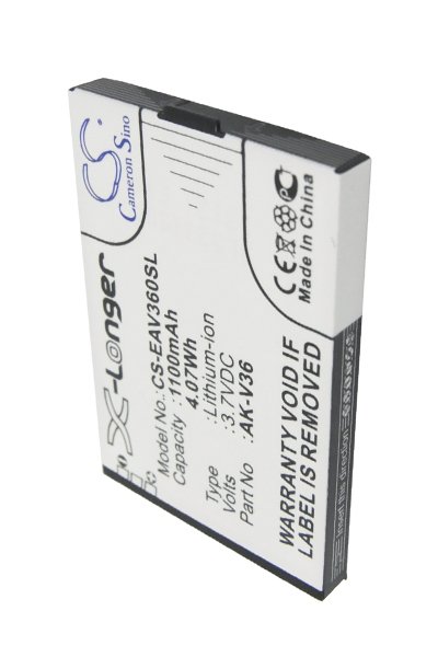 BTC-EAV360SL baterija (1100 mAh 3.7 V)
