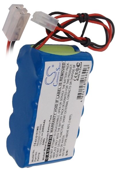 BTC-ECG101MD battery (2000 mAh 12 V)