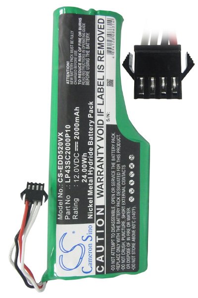 BTC-EDD520VX bateria (2000 mAh 12 V)