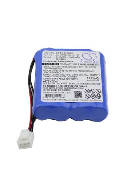 BTC-EDS120MX battery (3400 mAh 14.8 V, Blue)