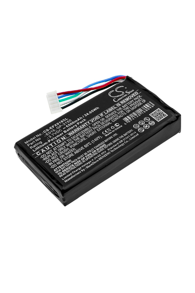 BTC-EFX018SL batteri (6500 mAh 3.7 V, Sort)