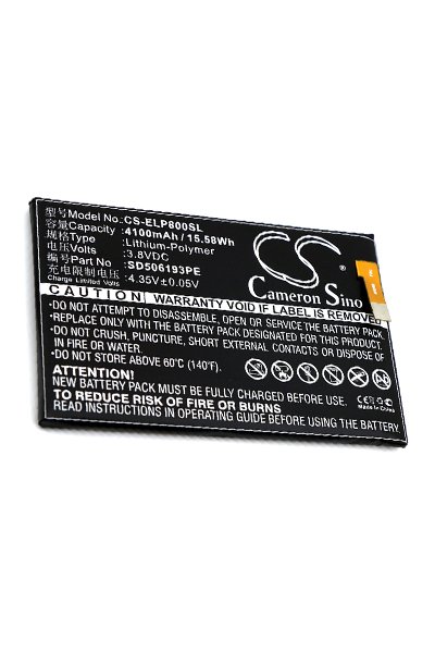 BTC-ELP800SL batterie (4100 mAh 3.8 V, Noir)