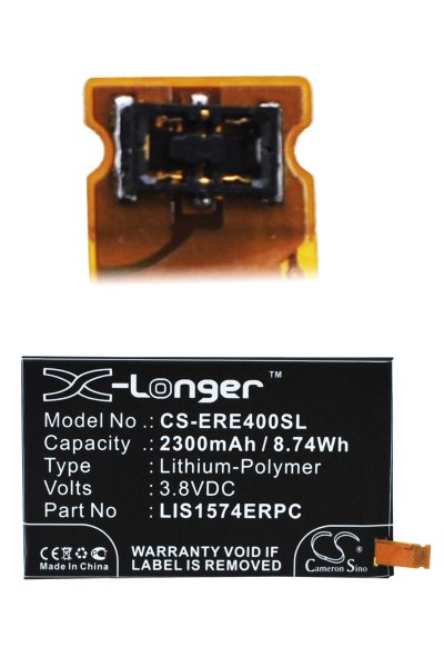 BTC-ERE400SL battery (2300 mAh 3.8 V)