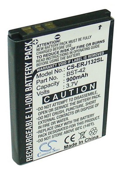 BTC-ERJ132SL battery (900 mAh 3.7 V)