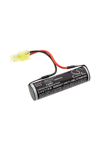BTC-ERV370VX battery (2600 mAh 3.7 V, Black)