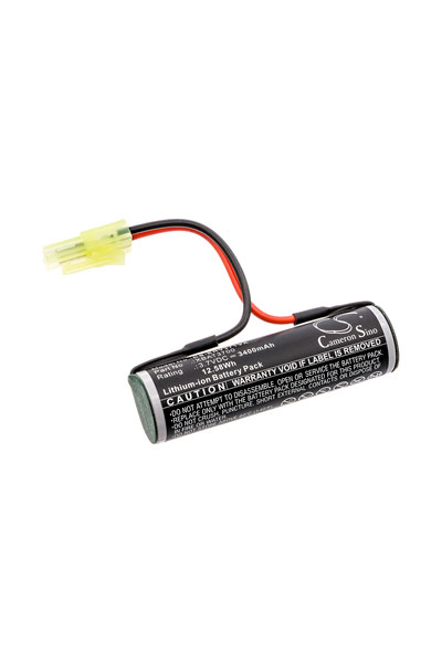 BTC-ERV371VX battery (3400 mAh 3.7 V, Black)