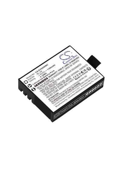 BTC-EVS600MC battery (1100 mAh 3.8 V, Black)