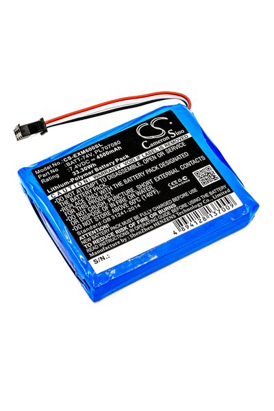 BTC-EXM600SL battery (4500 mAh 7.4 V, Blue)