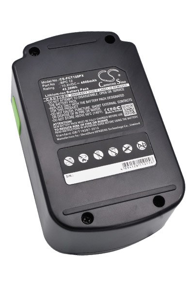 BTC-FCT120PX batería (4000 mAh 10.8 V, Negro)