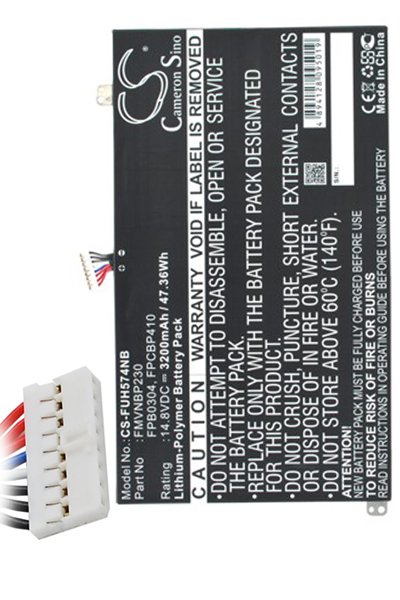 BTC-FUH574NB batteri (3200 mAh 14.8 V, Sort)