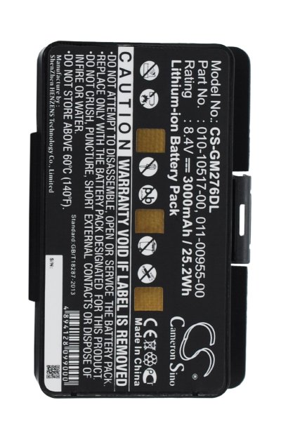 BTC-GM276DL battery (3000 mAh 8.4 V, Black)