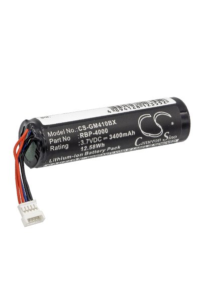 BTC-GM410BX battery (3400 mAh 3.7 V, Black)