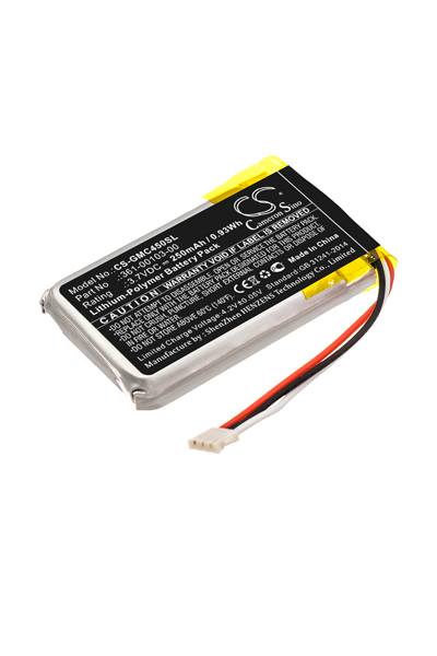 BTC-GMC450SL battery (250 mAh 3.7 V, Black)