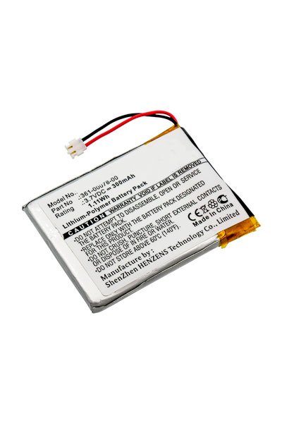 BTC-GMF920SH battery (300 mAh 3.7 V, Black)