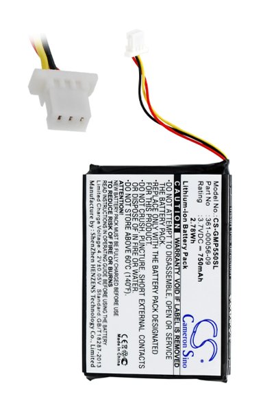 BTC-GMP550SL battery (750 mAh 3.7 V)