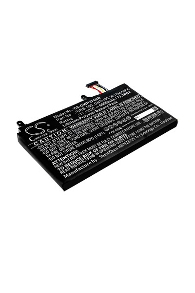 BTC-GWP374NB battery (6600 mAh 11.1 V, Black)