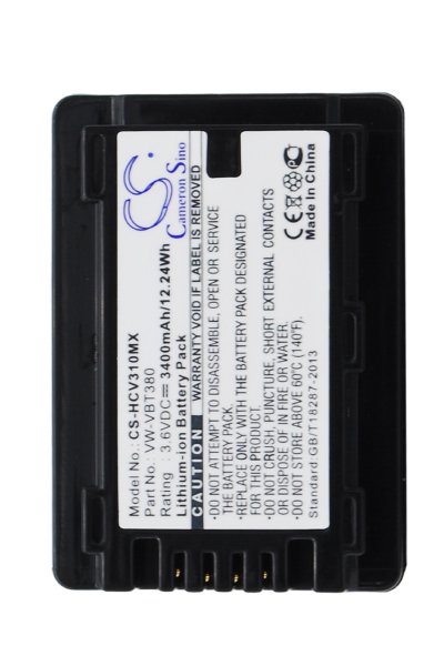 BTC-HCV310MX battery (3400 mAh 3.6 V, Black)