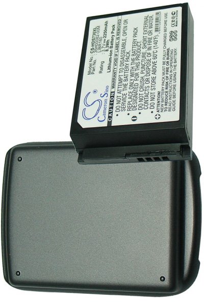 BTC-HDS730XL batteri (2250 mAh 3.7 V, Metallisk grå)