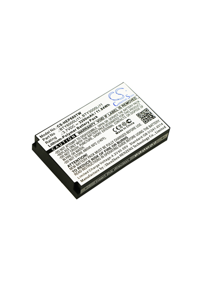 BTC-HEP680TW battery (3200 mAh 3.7 V, Black)