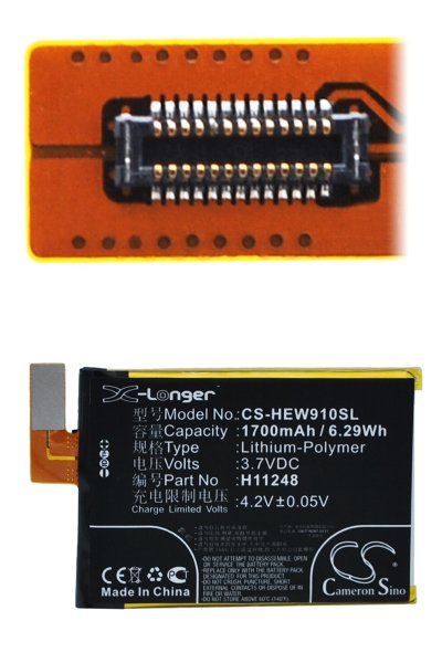 BTC-HEW910SL battery (1700 mAh 3.7 V)