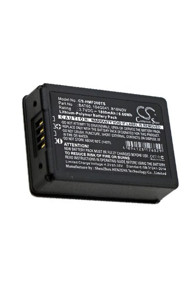 BTC-HMF200TS battery (1800 mAh 3.7 V, Black)