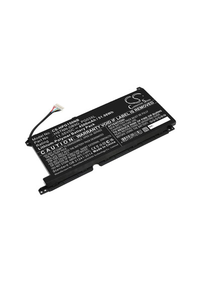 BTC-HPG150NB battery (4500 mAh 11.55 V, Black)