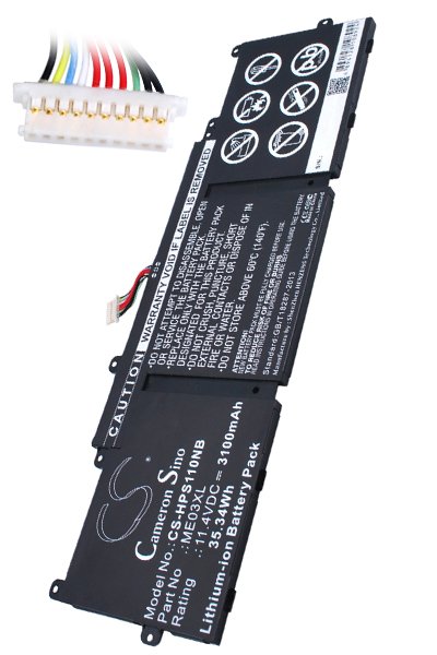 BTC-HPS110NB bateria (3100 mAh 11.4 V)