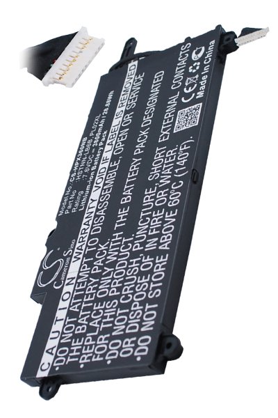 BTC-HPX360NB batería (3800 mAh 7.6 V, Negro)