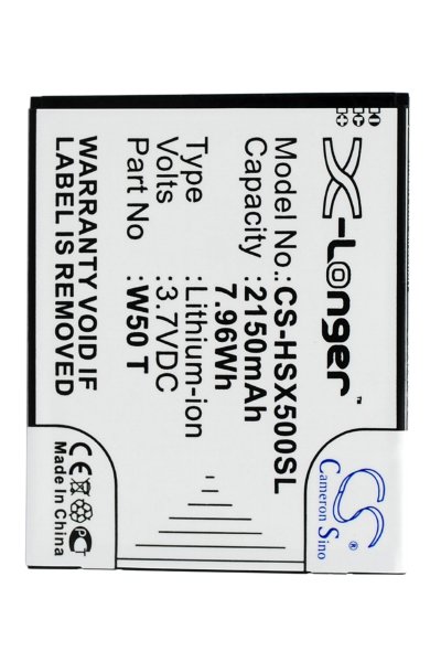 BTC-HSX500SL battery (2150 mAh 3 V)