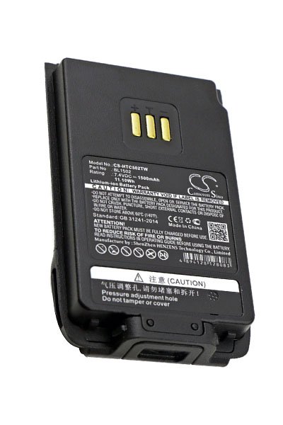 BTC-HTC502TW battery (1500 mAh 7.4 V, Black)