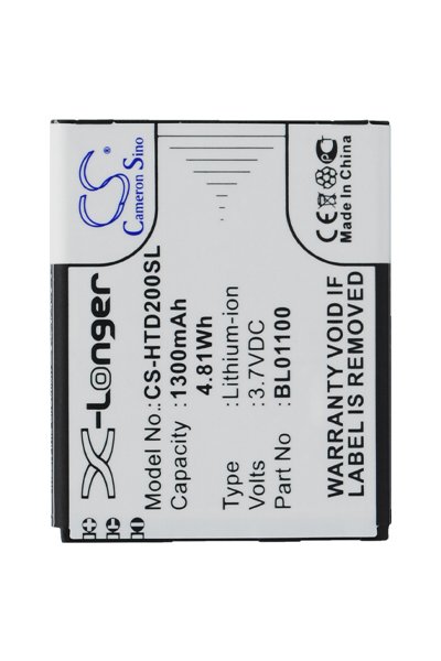BTC-HTD200SL battery (1300 mAh 3.7 V)