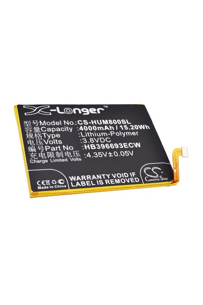 BTC-HUM800SL batería (4000 mAh 3.8 V)