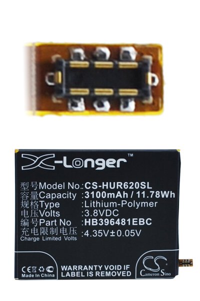 BTC-HUR620SL battery (3100 mAh 3.8 V)
