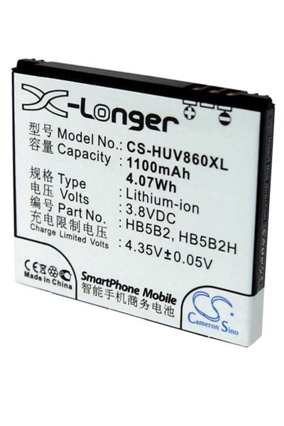 BTC-HUV860XL batteria (1100 mAh 3.7 V)
