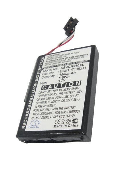 BTC-ICN510XL battery (1500 mAh 3.7 V, Black)
